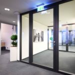 Алюминиевая дверь 800×2100 мм. GFTD23202